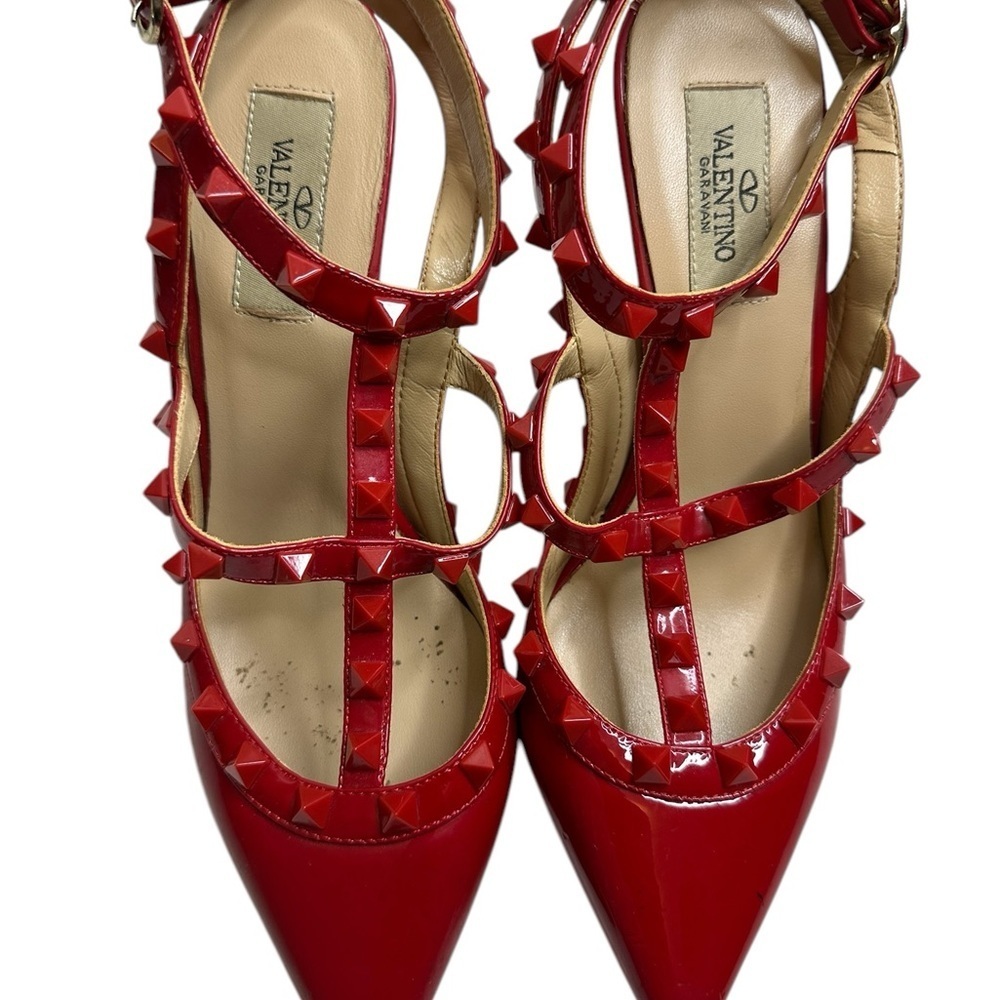 Valentino Red Studded Women's Shoes